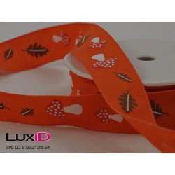 Mushrooms 34 oranje 25mm x 15m