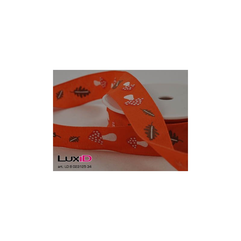 Mushrooms 34 oranje 25mm x 15m