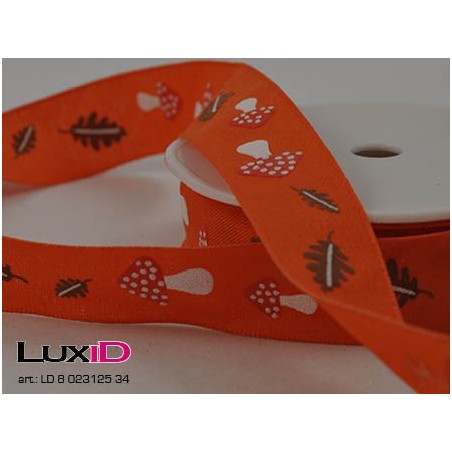 Mushrooms 34 oranje 25mm x 15m