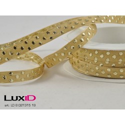Jacquard X-mas dots 19 goud...