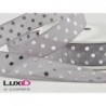 Natural shiny dots 05 zilver 22mm x 15m