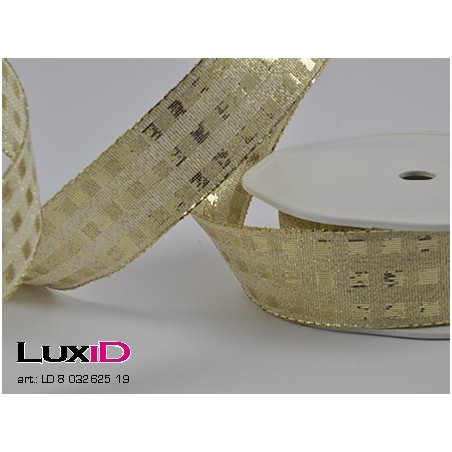 shiny blocks wired 19 goud 25mm x 15m