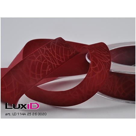faszination 26 donker rood 25mm x 20m