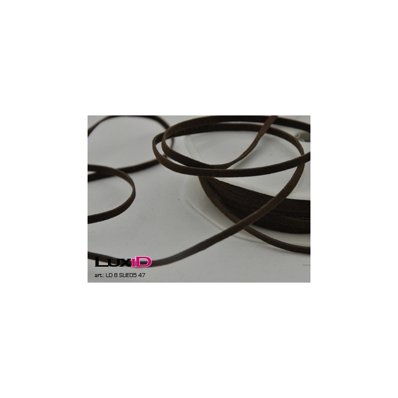 Suede Cord 47 bruin 3mm x 25m