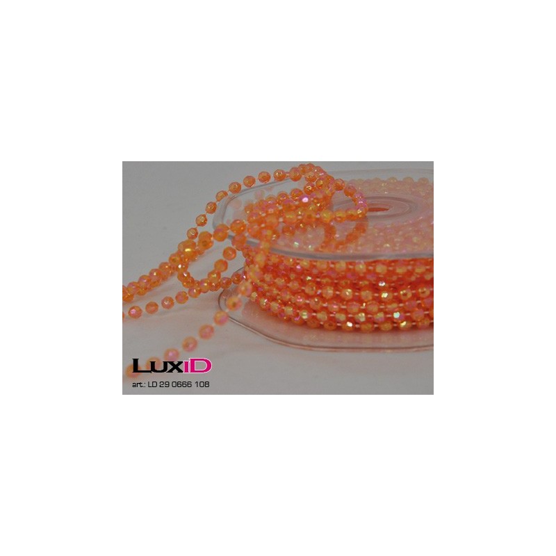 Coloured chain 108 oranje 4mm X 10m