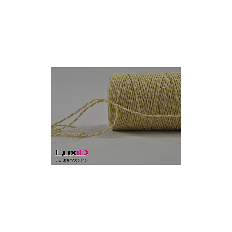 Twine cord 15 geel 1,5mm x 100m