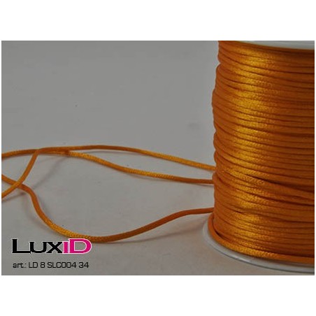 Silk cording 34 oranje 2mm x 50m