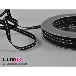 Stichband 90 zwart 5mm x 15m
