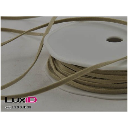 Suede Cord 02 ecru 3mm x 25m
