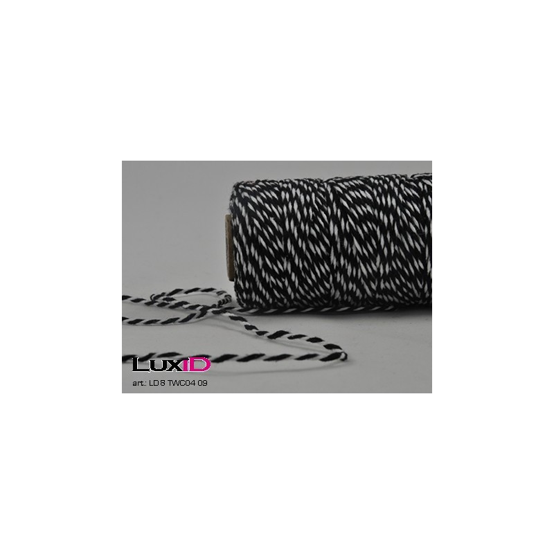 Twine cord 09 zwartl 1,5mm x 100m