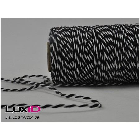Twine cord 09 zwartl 1,5mm x 100m