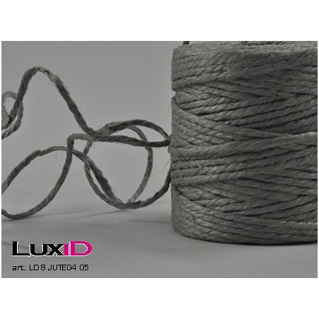 Jute cord 05 grijs 2mm x 100m