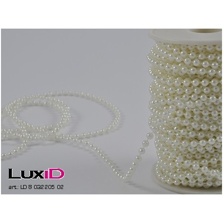 pearls chain 02 ecru 4mm X 20m