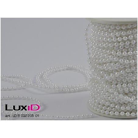 pearls chain 01 wit 4mm X 20m