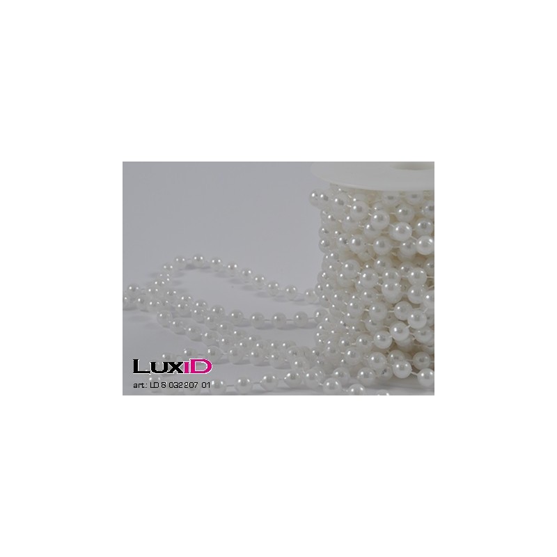 pearls chain 01wit 8mm X 10m