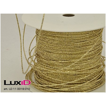 Metal cording wired goud 1mm x 100m