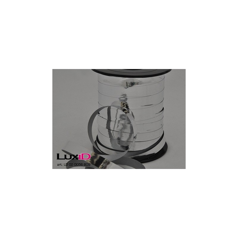 Poly metalized 809 zilver 10mm x 200m