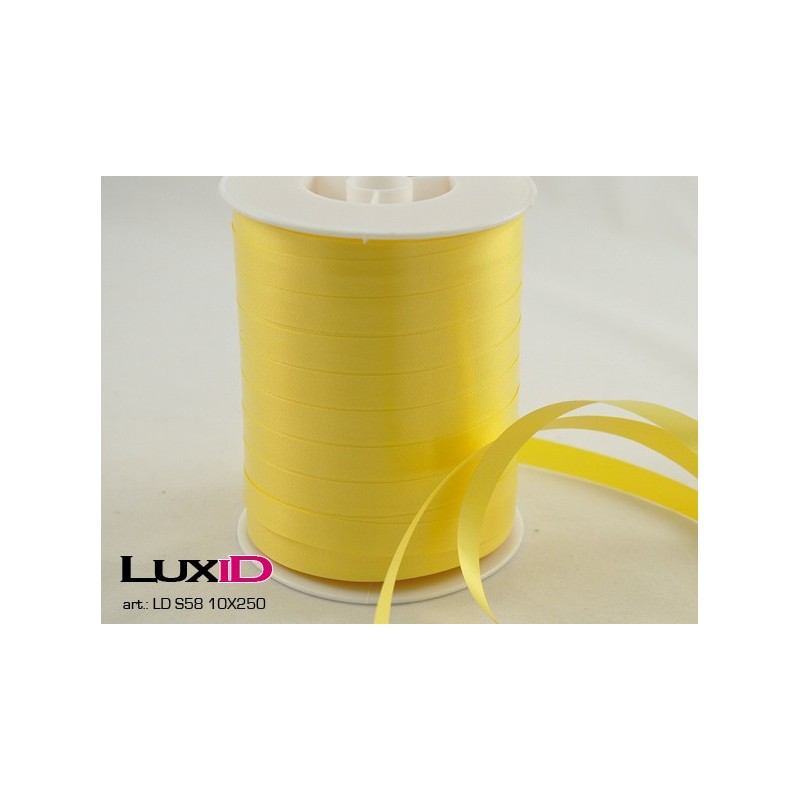 Effen lint 58 geel 10mm x 250m