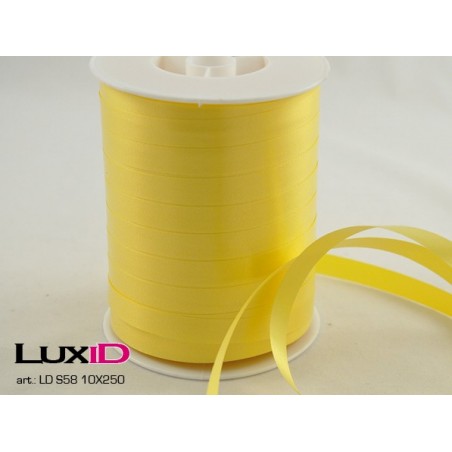 Effen lint 58 geel 10mm x 250m