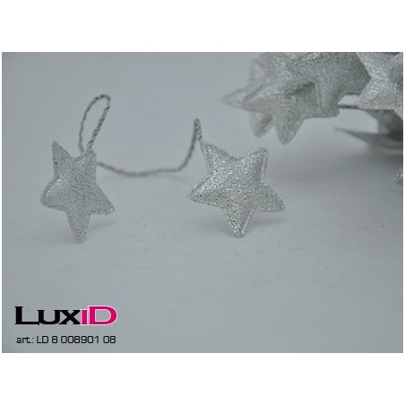 Stars on wired (2) zilver 30mm (24pcsx2)