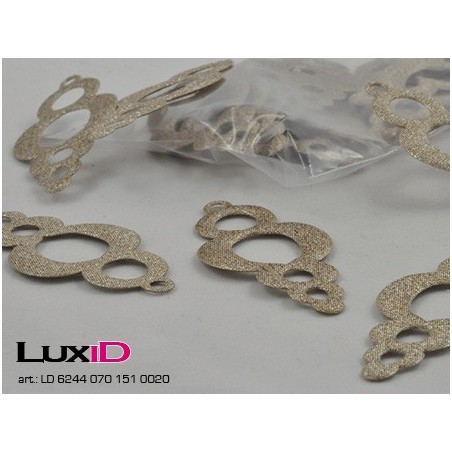Baumschmuck goud 70mm (20pcs)