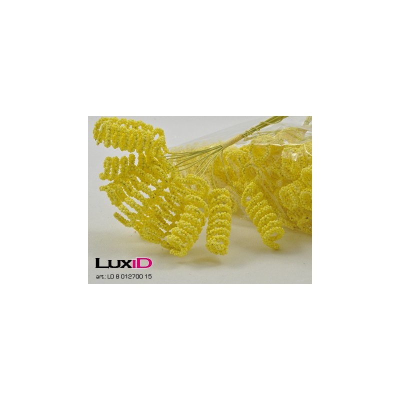 Curls pin 12cm 15 geel 72pc