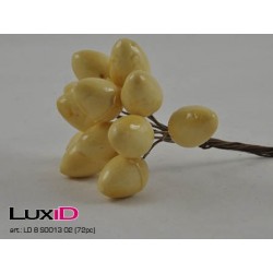 Eggs 02 ecru 2,5cm (72pc)