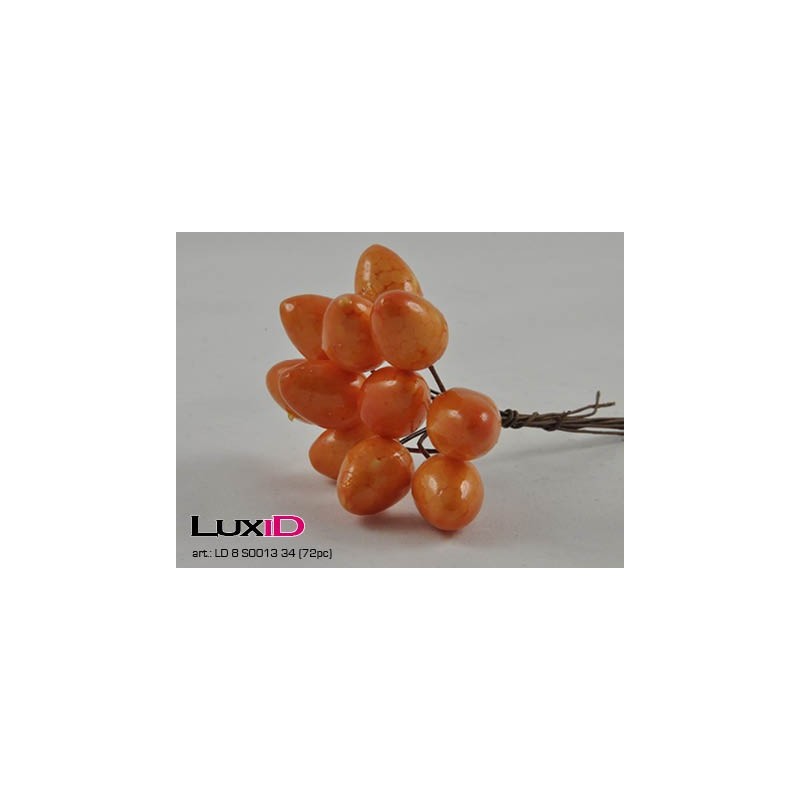 Eggs 34 oranje 2,5cm (72pc)