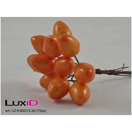 Eggs 34 oranje 2,5cm (72pc)
