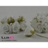 Rose on pick 01 wit 8,5cm (60pc)