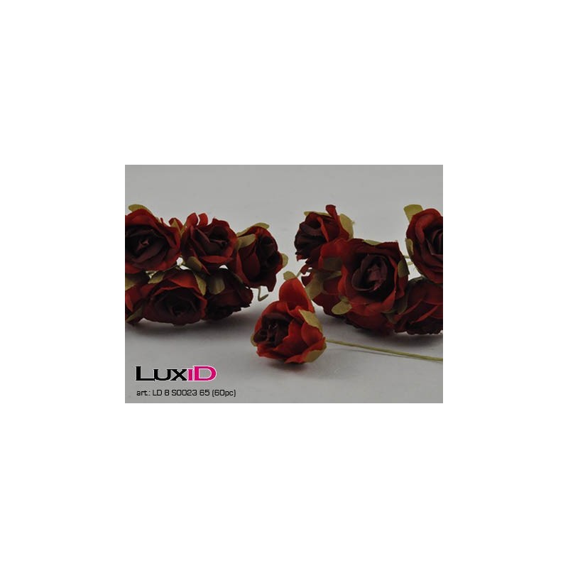 Rose on pick 65 rood 8,5cm (60pc)