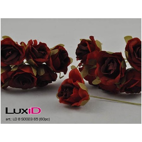 Rose on pick 65 rood 8,5cm (60pc)