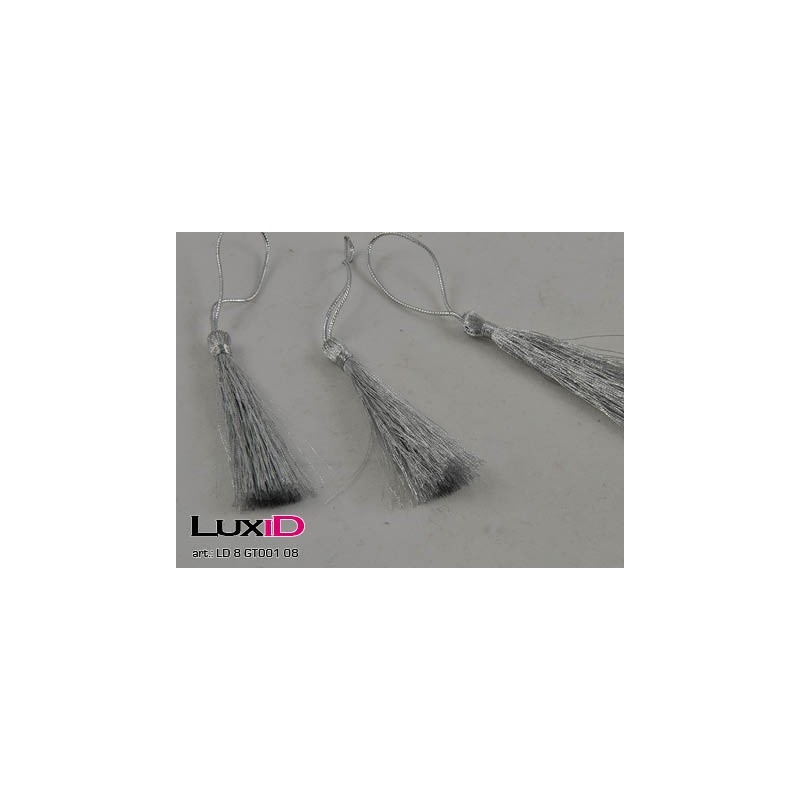 Glam tassel 08 7ilver 55mm (100pcs)