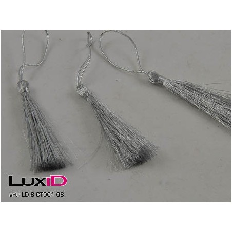 Glam tassel 08 7ilver 55mm (100pcs)