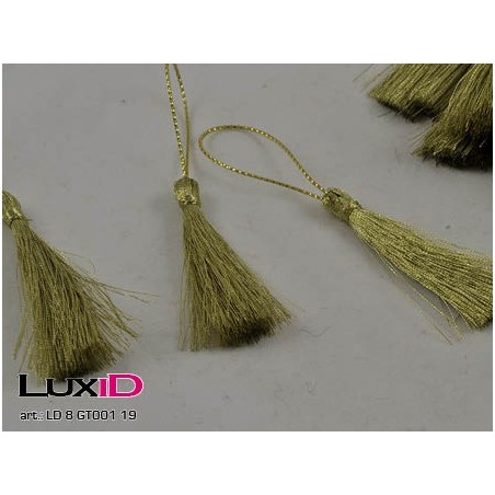Glam tassel 19 gold 55mm (100pcs)