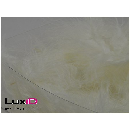 Pluimen Marabou 14cm 37 parelmoer