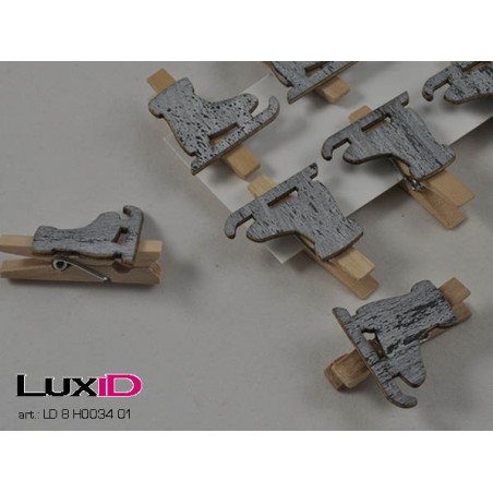 Wooden white wash slider 01 35x35mm (8pc)