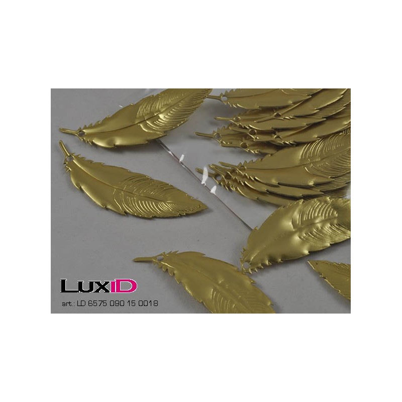 Polyglanzfeder 15 goud 90mm (18pcs)