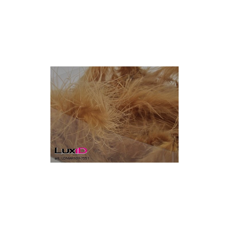 Pluimen Marabou 14cm 57 camel