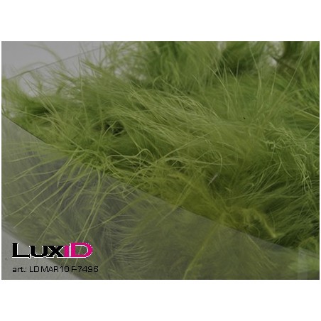 Pluimen Marabou 14cm 56 kiwi groen