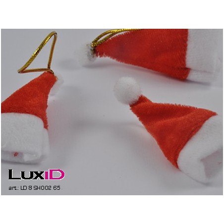 Santa Hat 65 red 35mmx70mm (20pc)