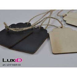 Wooden chalk tag 68mmx40mm...