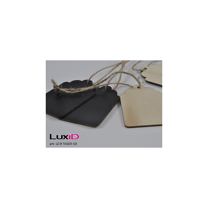 Wooden chalk tag 68mmx40mm (36pcs)