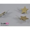 Wooden star 19 goud 30mmx30mm (36pcs)