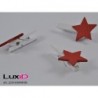 Wooden star 65 rood 30mmx30mm (36pcs)
