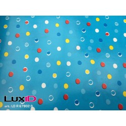 Inpakpapier confetti blauw...