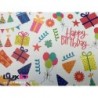 Inpakpapier happy birthday 50cm x 100m