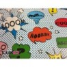 Inpakpapier wow blauw 50cm x 100m