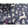 Inpakpapier retro zwart goud 50cm x 100m