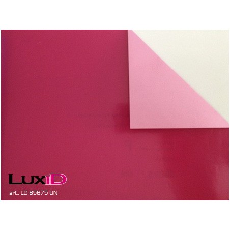 Inpakpapier duo fuchsia/roze 50 cm x 100 m